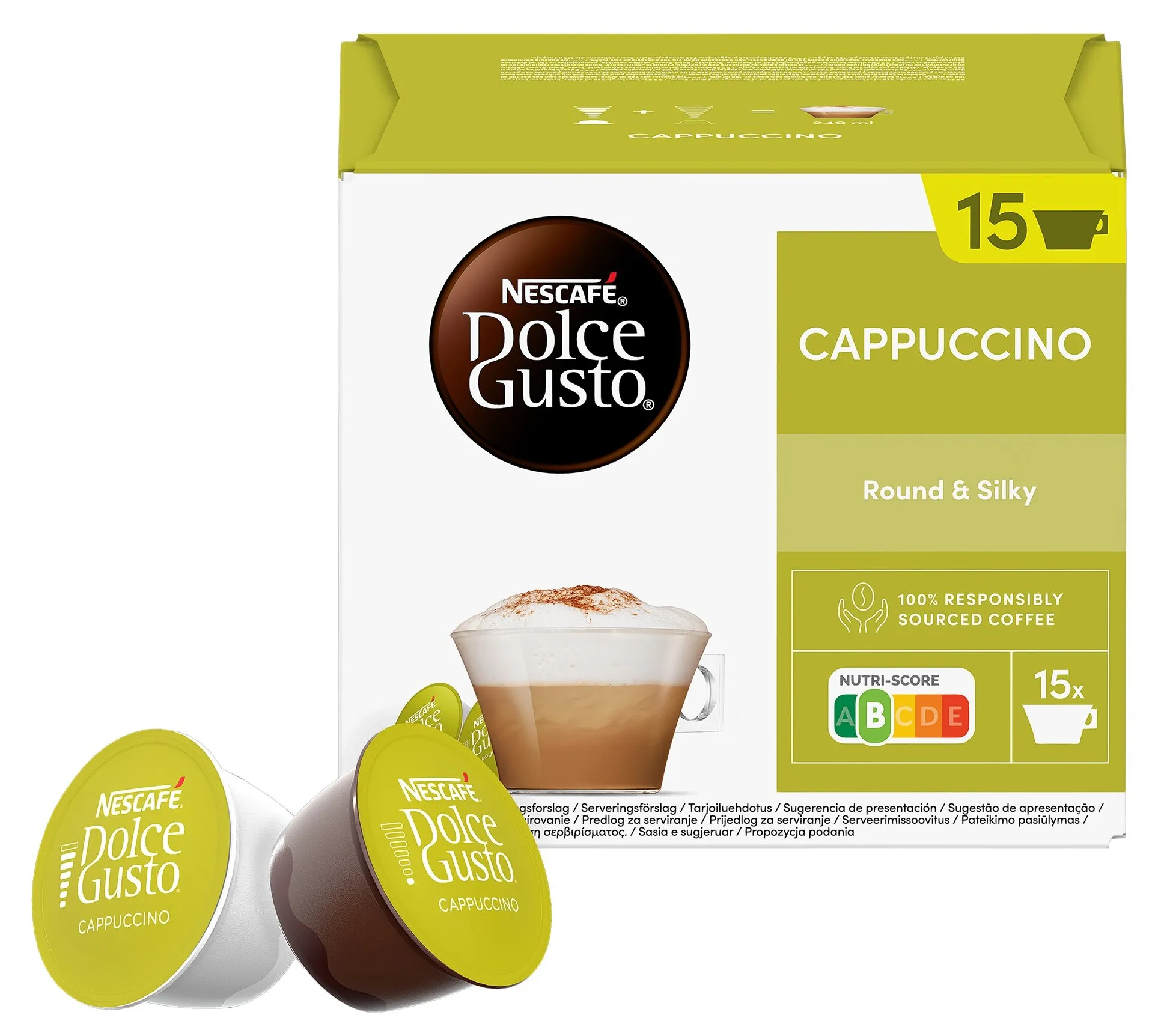 30 capsule Nescafe Dolce Gusto Cappuccino - 15 bevande, classico