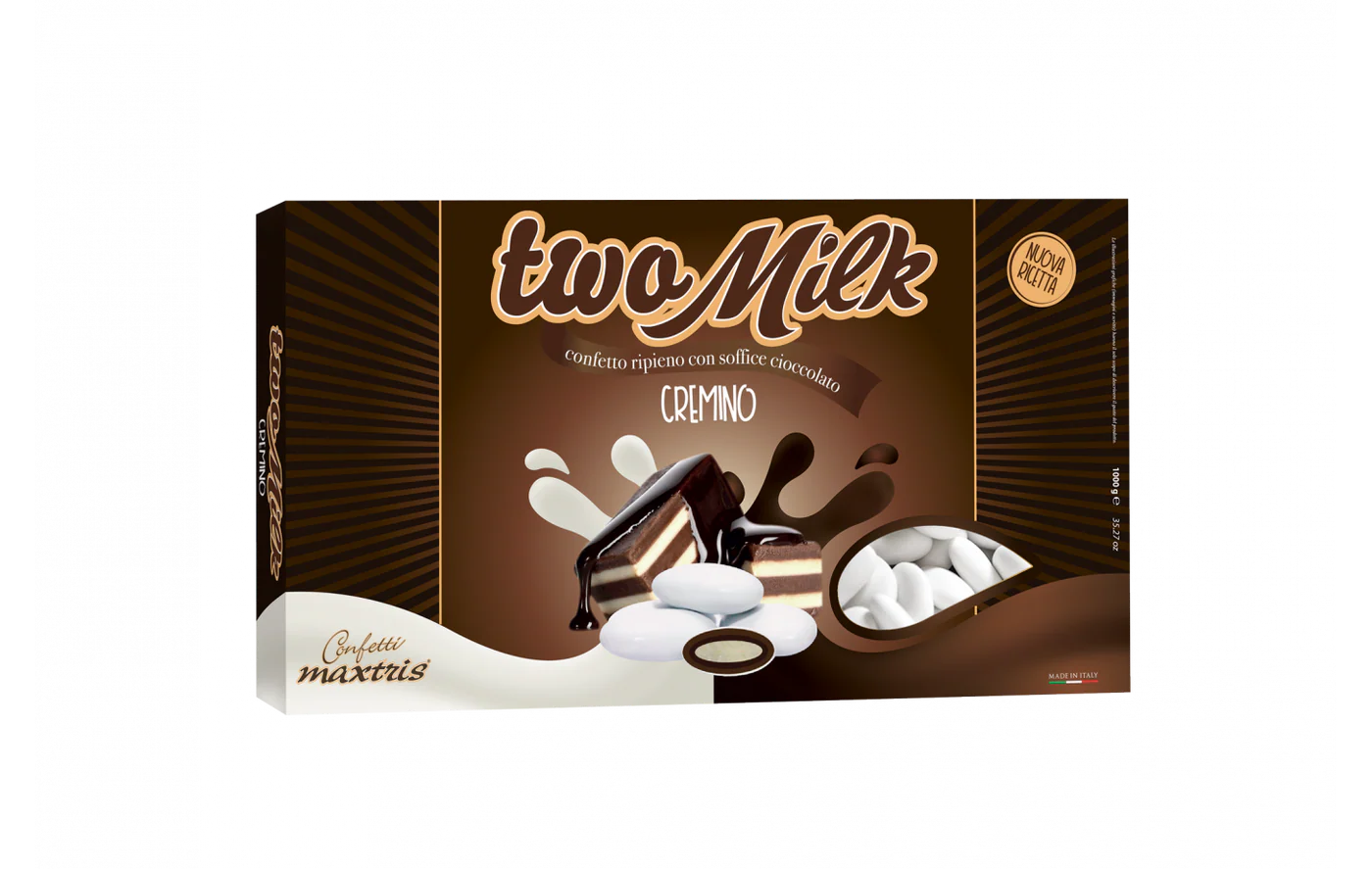 1kg Maxtris Two Milk Cremino - Cioccolato italiano senza glutine