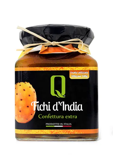 350g Quattrociocchi Extra Marmelade Kaktusfeige - 200g Frucht pro 100g