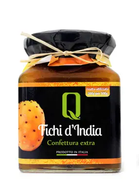 350g Quattrociocchi Marmellata Extra Fichi d'India - 200g Frutta per 100g