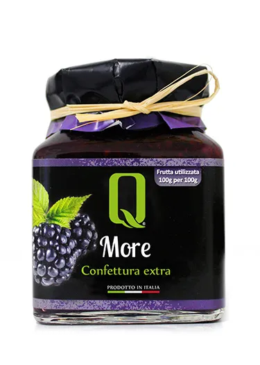 350g Extra Marmelade Quattrociocchi Brombeeren - Handgemacht Ohne Konservierungsstoffe