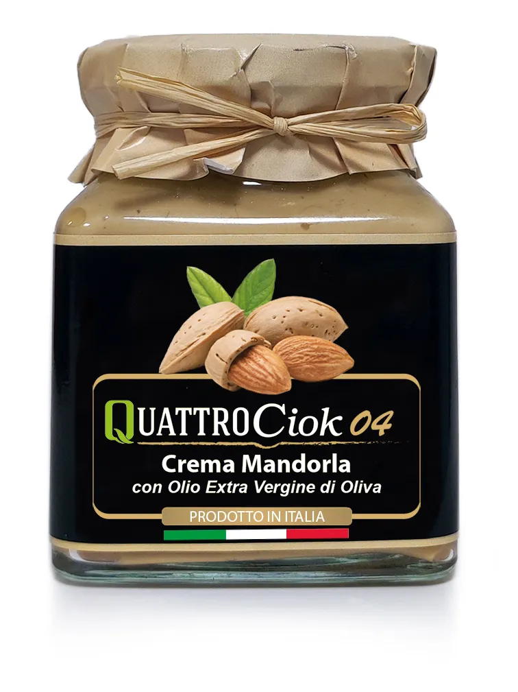 320g Quattrociocchi Almond Cream with Extra Virgin Olive Oil