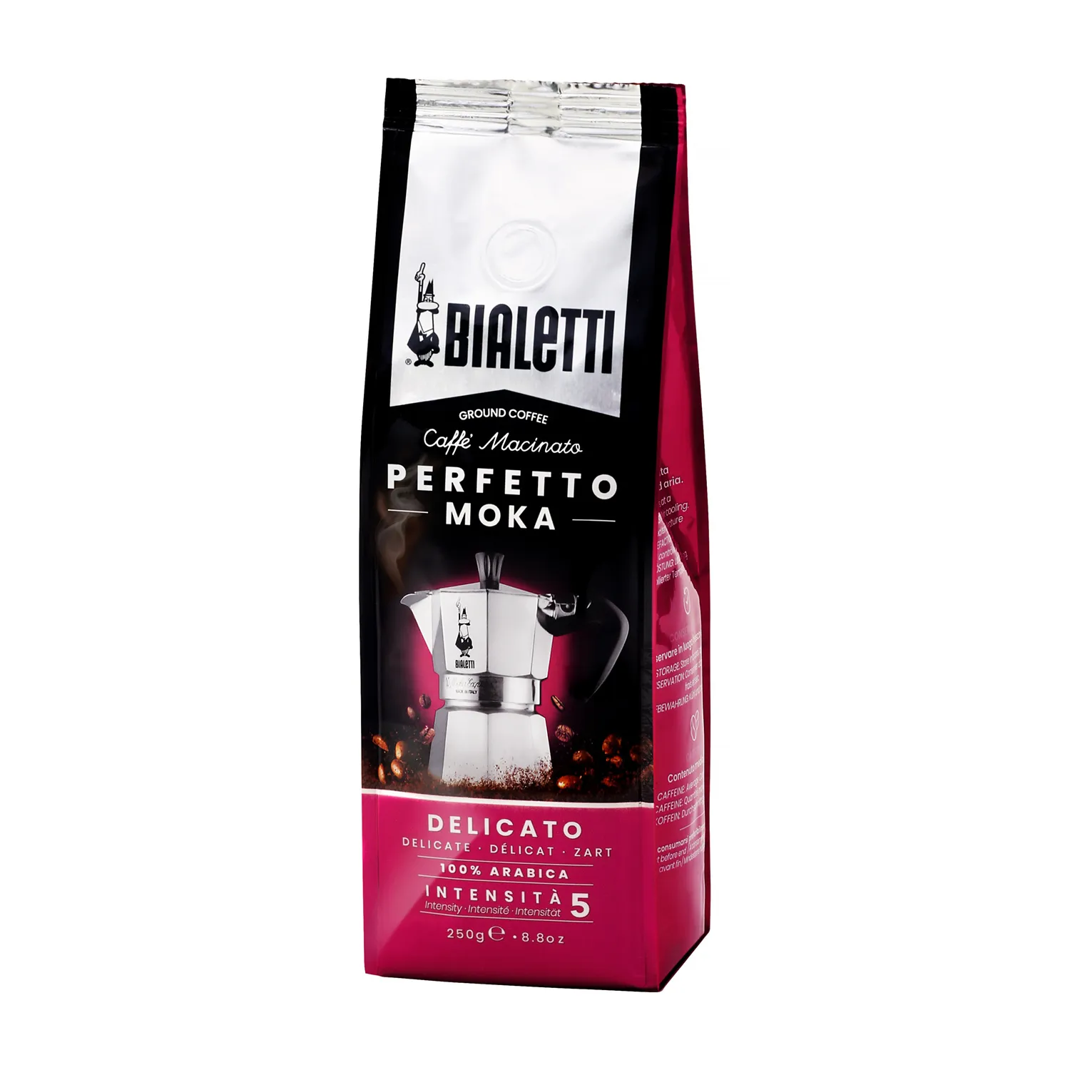 250g Bialetti Perfetto Moka Delicato Espresso Ground Coffee - 100% Arabica