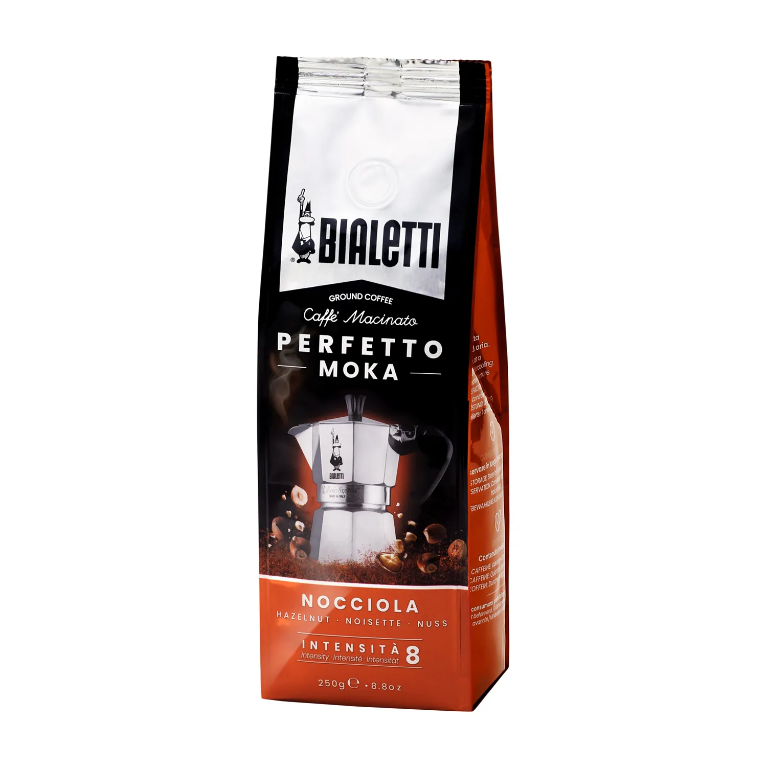 Bialetti Perfetto Moka Nocciola 250g - hazelnut ground coffee