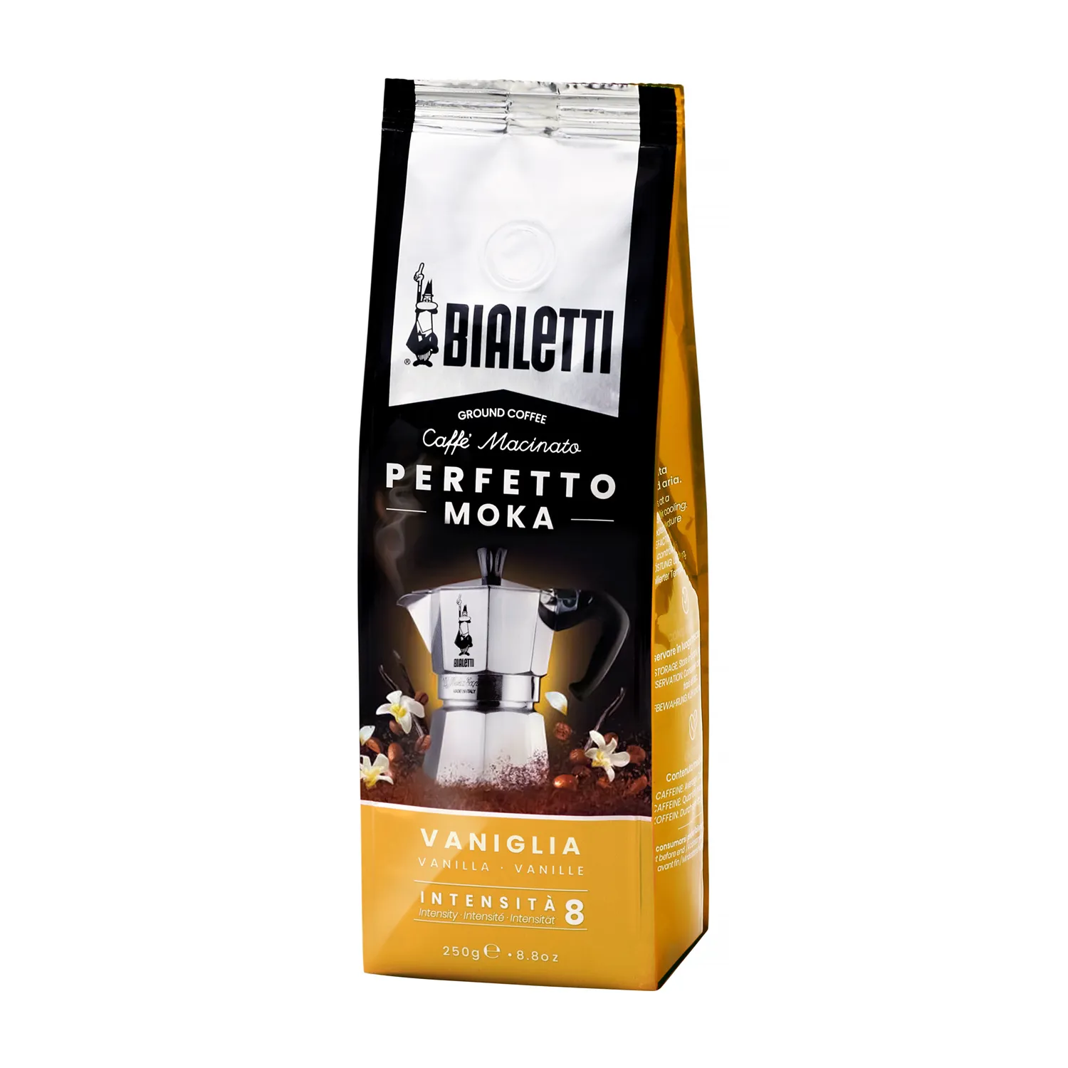 Bialetti Perfetto Moka Vanilia 250g - vanilla ground coffee