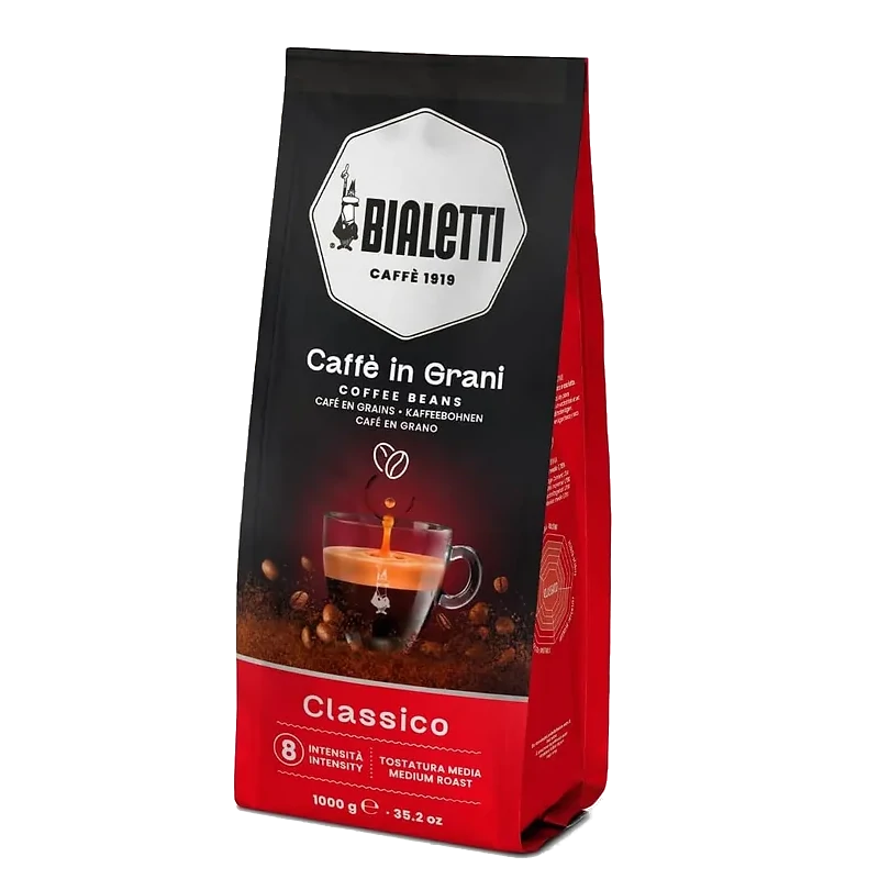 1kg Bialetti Esperto Grani Classico whole bean coffee - 50/50 blend
