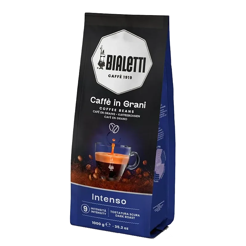 1kg Bialetti Intenso whole bean coffee - 30% Arabica 70% Robusta