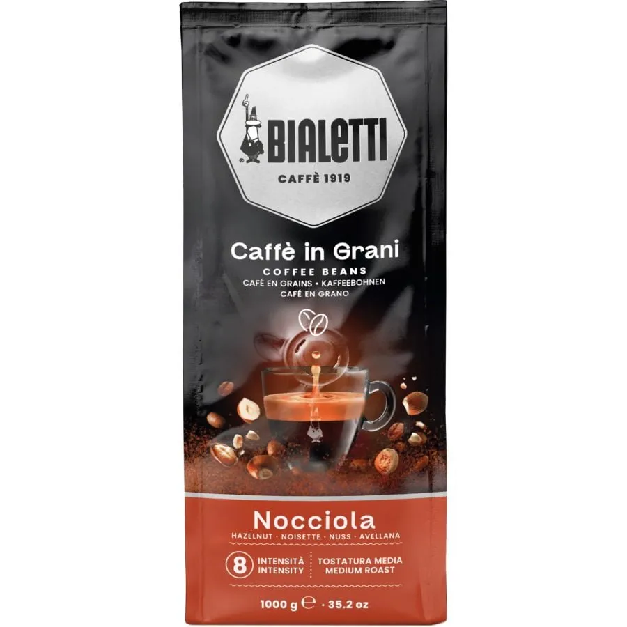 1kg Bialetti Caffè In Grani Nocciola - hazelnut whole bean 50/50