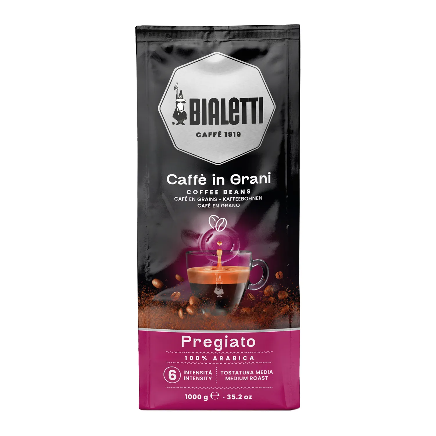 1kg Bialetti Esperto Grani Pregiato Espresso - 100% Arabica