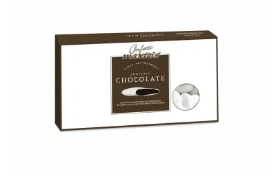 1kg Confetti al Cioccolato Bianchi Maxtris - confetti bianchi al cioccolato