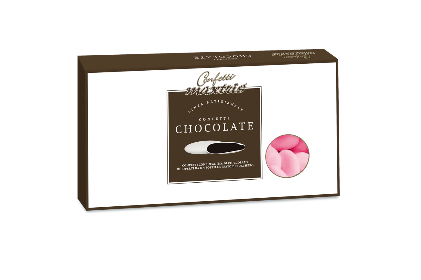 1kg Confetti al Cioccolato Rosa Maxtris - pink chocolate almonds