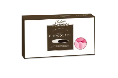 1kg Confetti al Cioccolato Rosa Maxtris - confetti rosa al cioccolato