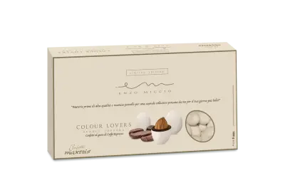 1kg Enzo Miccio Nuance Tortora Maxtris - confetti design mandorle caffè