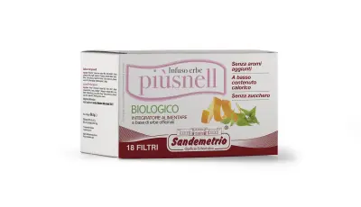 18 Filtri Bio Infuso Più Snell San Demetrio - tisana biologica drenante
