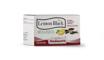 18 Filtri Sandemetrio Lemon Black Tea - Tè Nero al Limone Premium