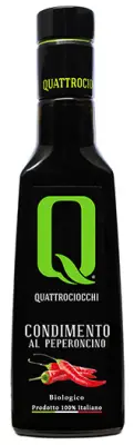 250ml Quattrociocchi Extra Virgin Olive Oil with Organic Chili Pepper - ostra oliwa z papryczką
