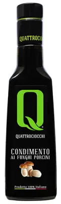 250ml Quattrociocchi Extra Virgin Olive Oil with Porcini Mushrooms - Olio ai Porcini