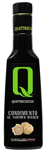 250ml Quattrociocchi Extra Virgin Olive Oil with White Truffle - Olio al Tartufo Bianco