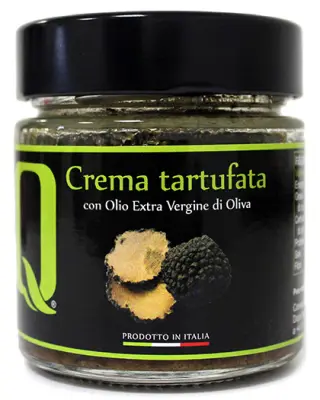 190g Quattrociocchi Crema Tartufata in Extra Virgin Olivenöl - Trüffel-Creme