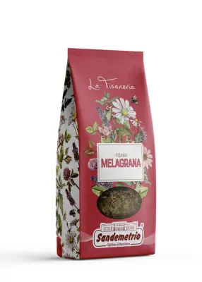 100g Sandemetrio Infuso Melagrana - Granatapfel-Kräutertee