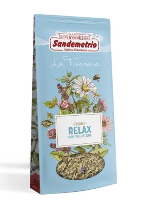 100g Sandemetrio Tisana Ansiorelax Passiflora - Entspannungs-Kräutertee