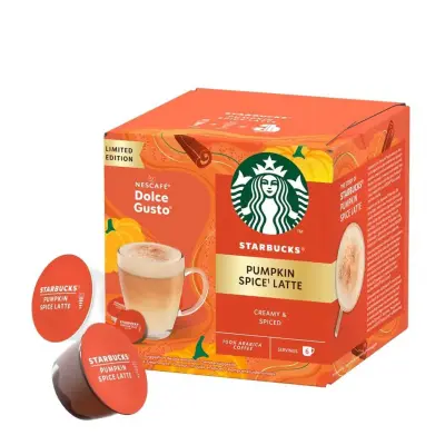 12 Stück Starbucks Pumpkin Spice Latte – Dolce Gusto Kapseln
