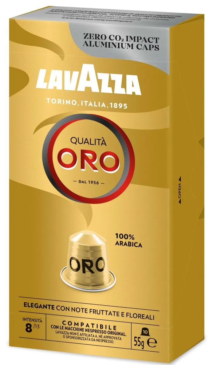 10szt Lavazza Qualità Oro – Kapsułki Nespresso Arabica