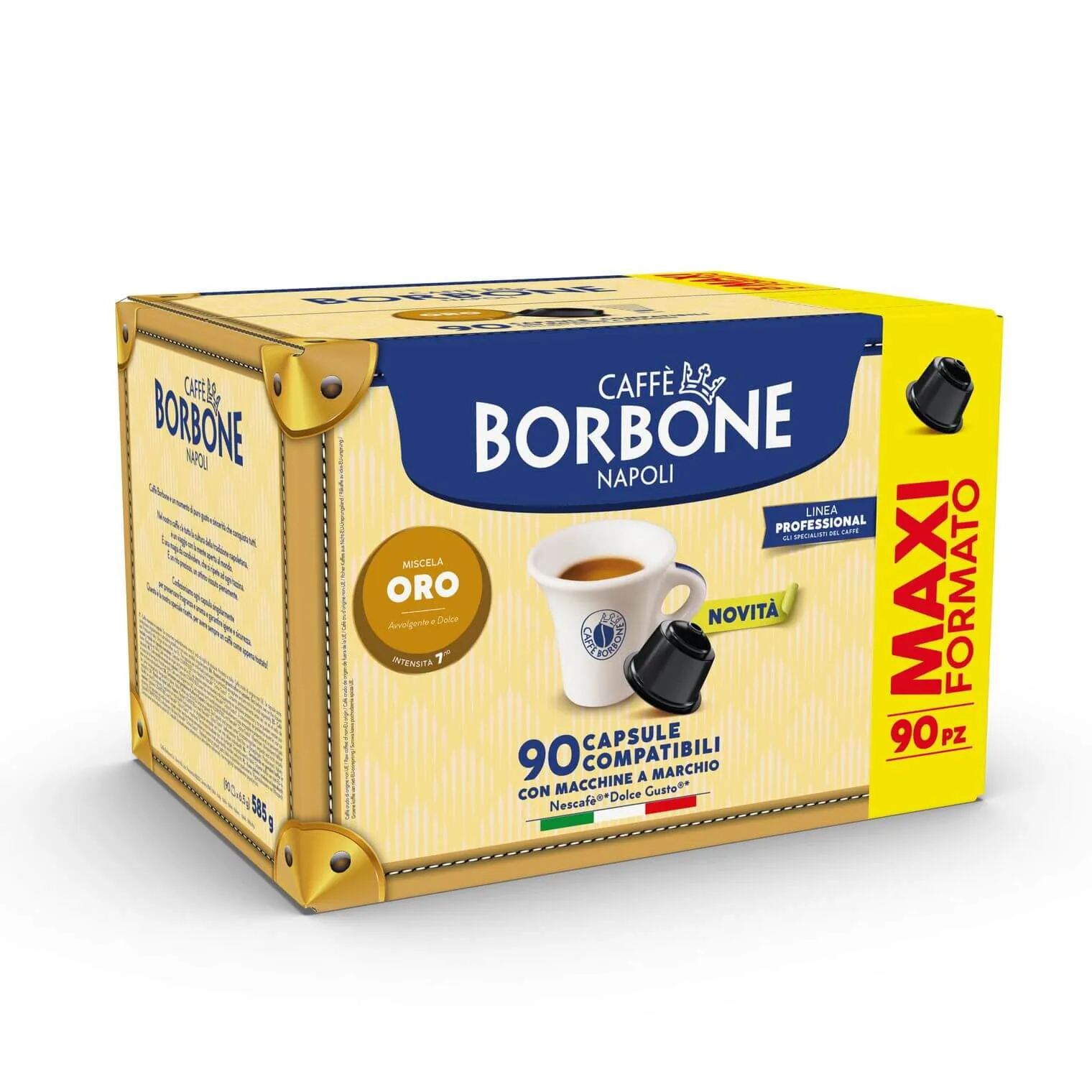 90 Capsule Caffè Borbone Dolce Gusto Miscela ORO Dolce Re
