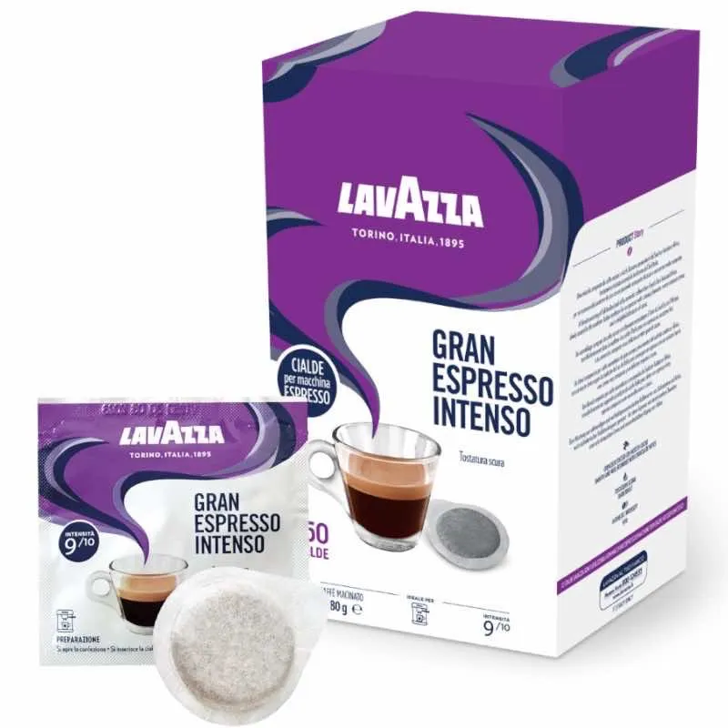 150pz Lavazza Gran Espresso Intenso – Cialde ESE 44mm