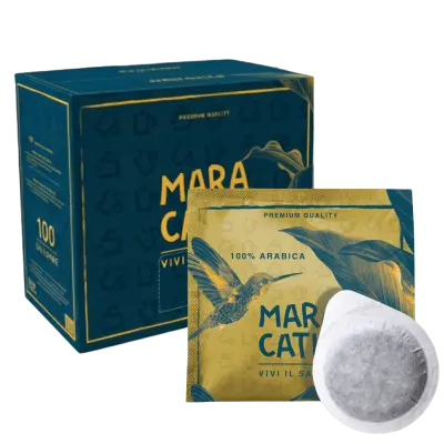 50 Kaffeepads Maracatú Coffee Pods ESE Kompostierbar Arabica Blend