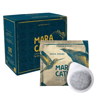 50 Maracatú Gran Crema ESE Kaffee-Pads - Kompostierbar Intensität 9/10
