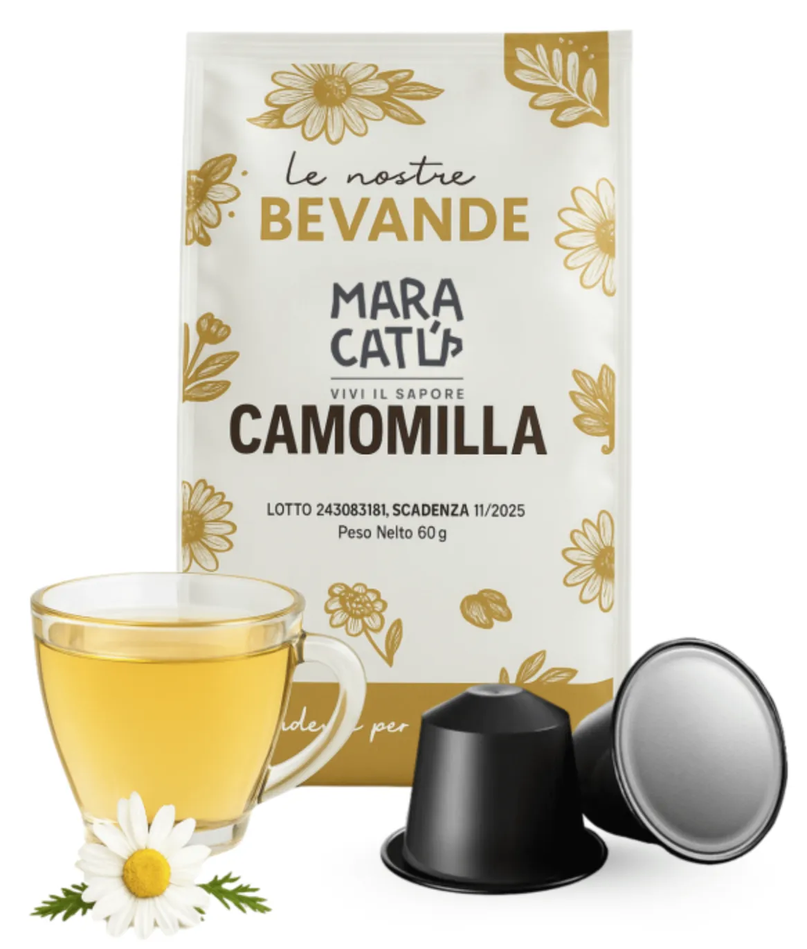 8szt Maracatú Camomilla – Kapsułki Rumianku Dolce Gusto