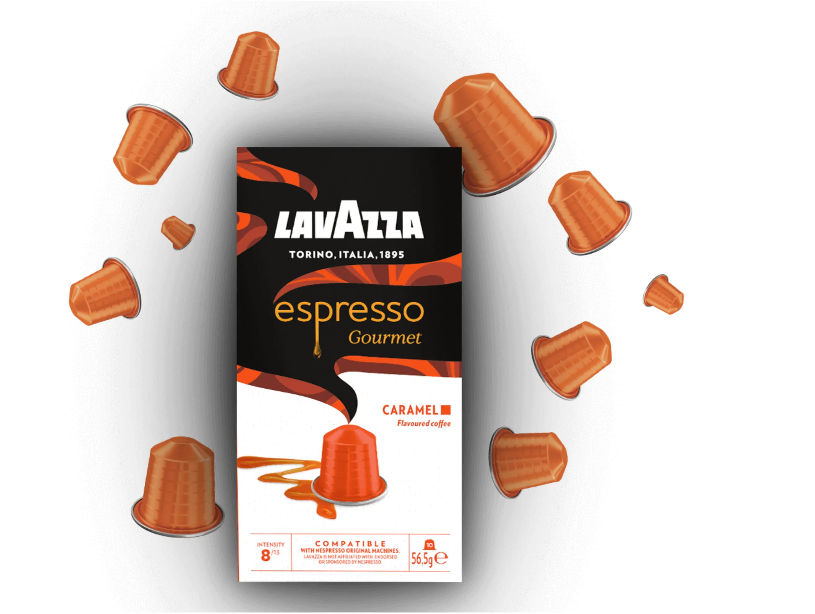 10szt Lavazza Espresso Gourmet CARAMEL – Kapsułki Nespresso