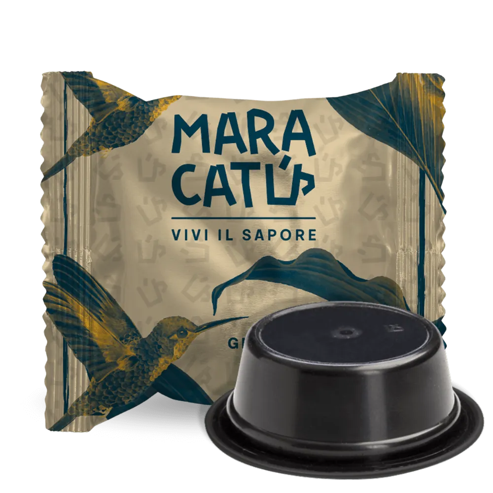 100 kapsułek z kawą Maracatú Mieszanka Gran Crema kompatybilna z Lavazza i Modo Mio