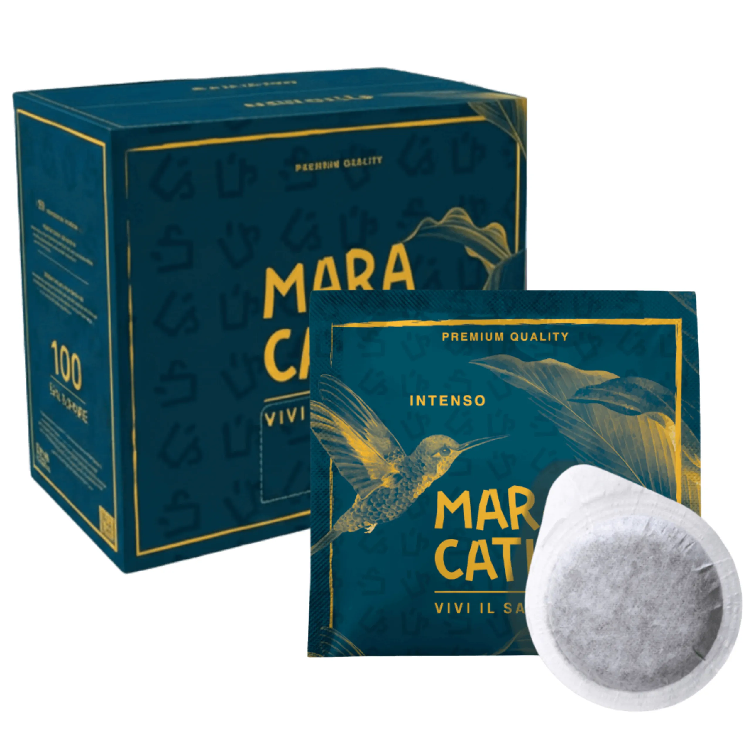 150 Maracatú Intenso ESE Coffee Pods - compostable, intensity 10/10