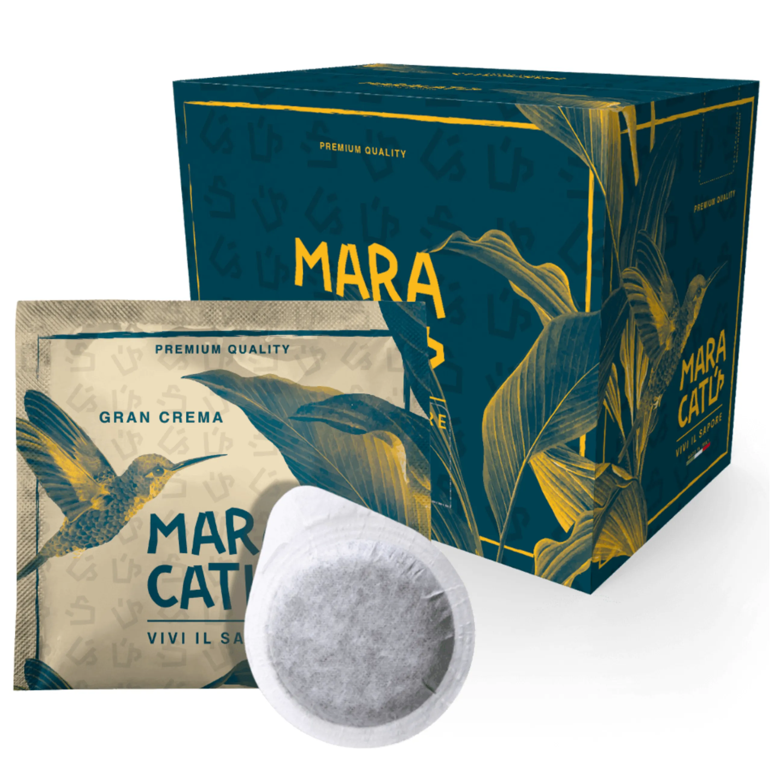 1 Maracatú Gran Crema ESE Coffee Pods - compostable, intensity 9/10