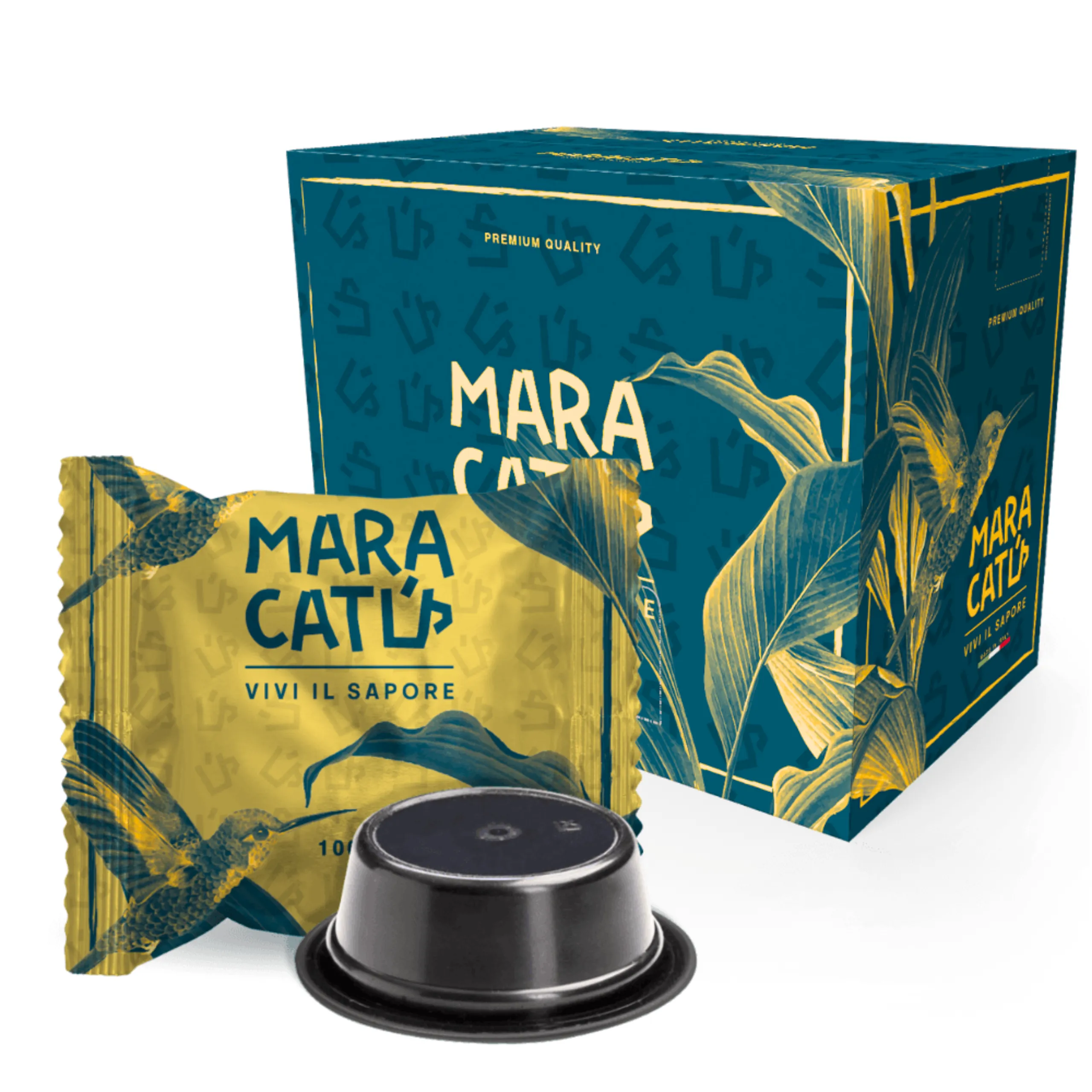 50 Maracatú Coffee Capsules ARABICA Blend For Lavazza A Modo Mio