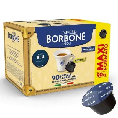90 Capsules Caffè Borbone Dolce Gusto Blend BLUE Dolce Re