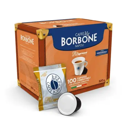100 Capsules BORBONE Coffee Respresso GOLD Blend for Nespresso