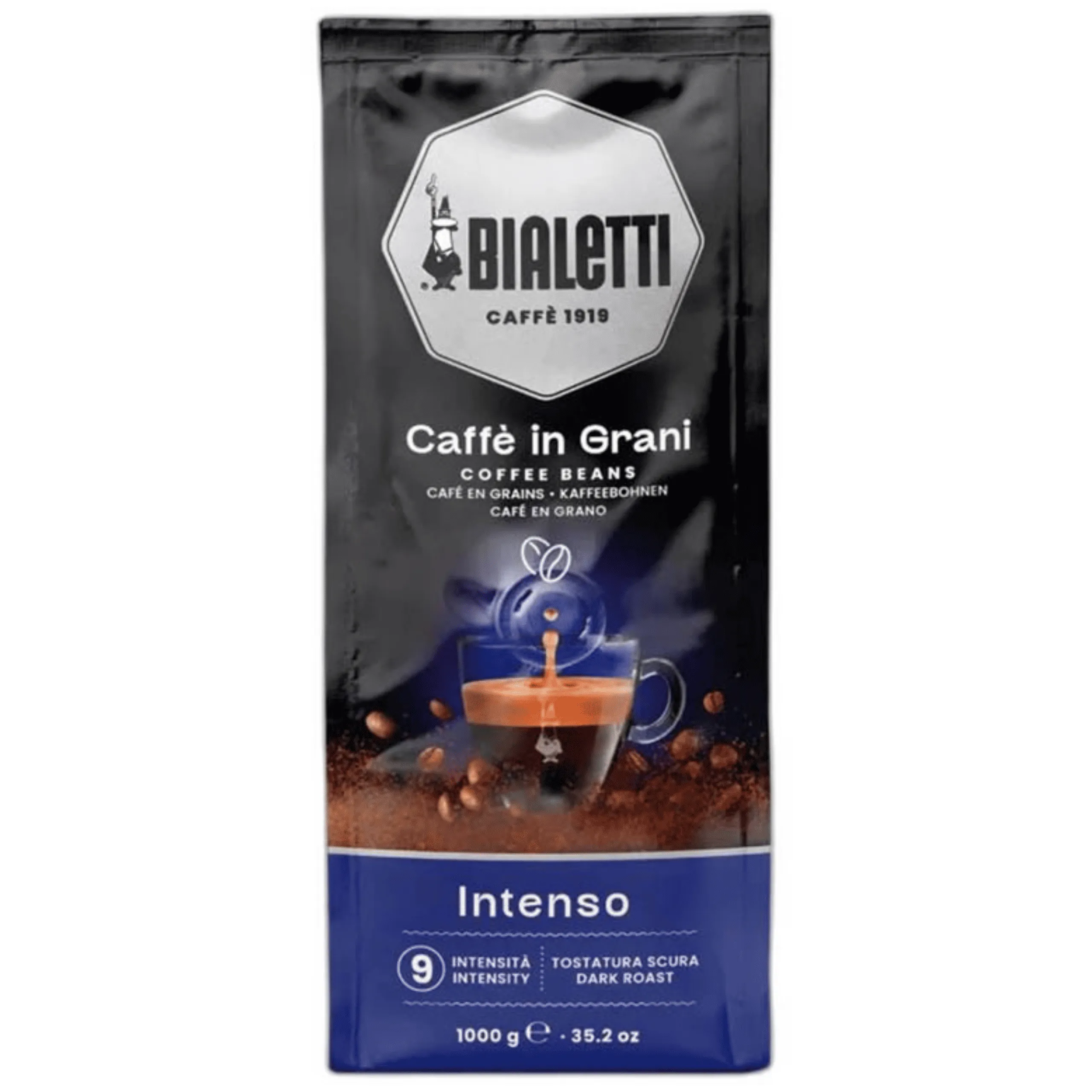 1kg Kawa ziarnista Bialetti Intenso - 30% Arabika 70% Robusta