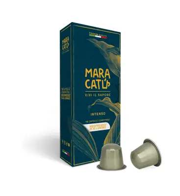 10 kapsułek kawy Maracatú mieszanka Intenso – kompatybilne z Nespresso aluminium, intensywność 10/10