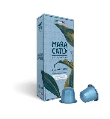 10 kapsułek Maracatú bezkofeinowa – kompatybilne z Nespresso aluminium, intensywność 8/10