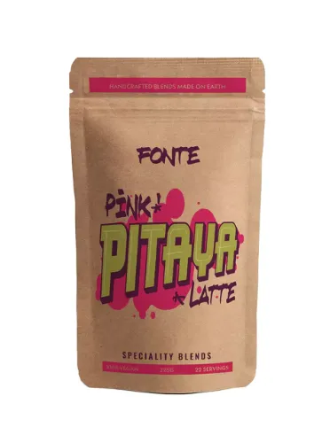 225g Fonte Pink Pitaya Latte – Dragon Fruit Superfood