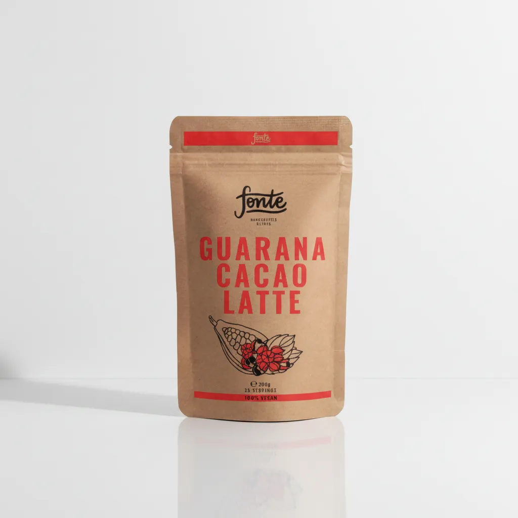 300g Fonte Guarana Cacao Latte – Energy Boost Drink