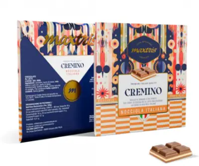 70g Maxtris Tab Christmas Orzechowa Cremino Czekolada