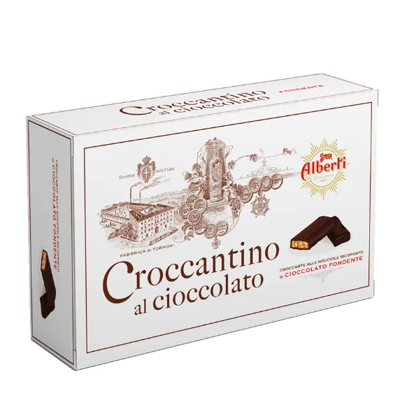 300g Strega Alberti Croccantino al Cioccolato – Orzech Laskowy