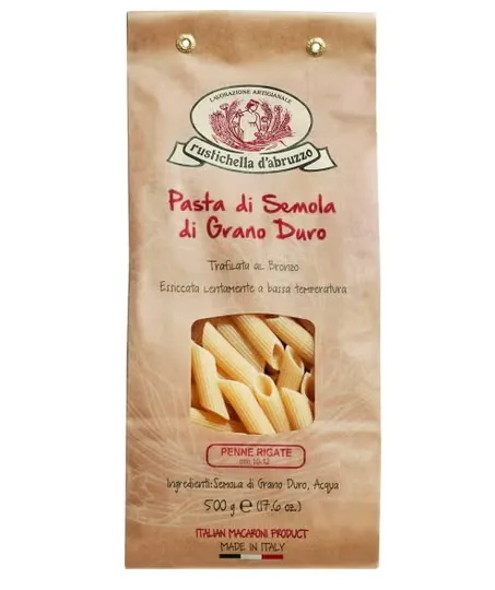 500g Rustichella d'Abruzzo Penne Rigate – Klasyczny Rowkowany Makaron