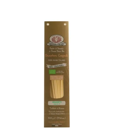 500g Ekologiczne Spaghetti Pełnoziarniste – Senatore Cappelli Bio