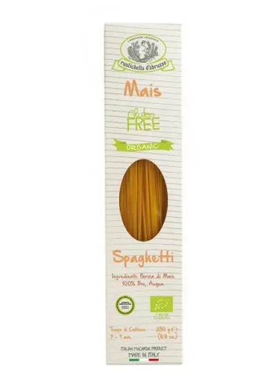 250g Spaghetti di Mais Biologici Senza Glutine – 100% Mais Italiano