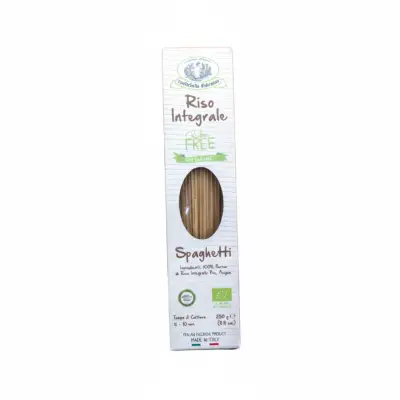 250g Spaghetti di Riso Integrale Biologici – Senza Glutine Bio